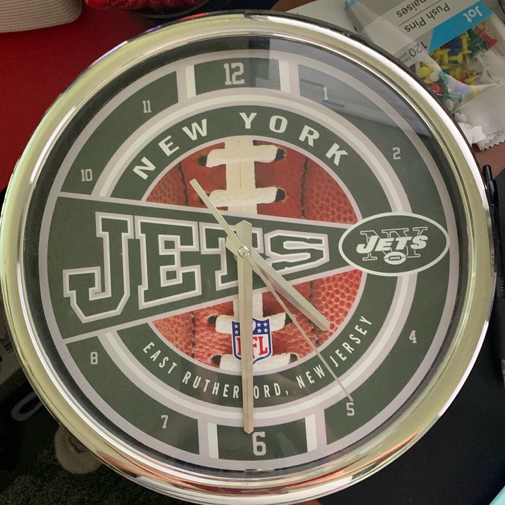 New York Jets wall / desk clock